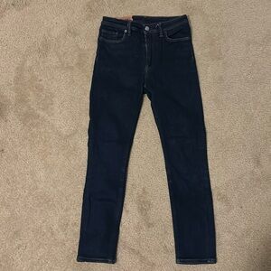 Acne indigo blue skinny